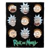 Rick & Morty; Talking Heads Aggretsuko Comics Silk Touch Throw Blanket; 50" x 60"