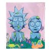 Rick & Morty; Made of Stone Aggretsuko Comics Silk Touch Throw Blanket; 50" x 60"