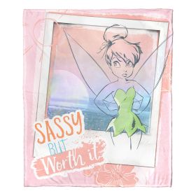 Tinkerbell; Worth It Aggretsuko Comics Silk Touch Throw Blanket; 50" x 60"