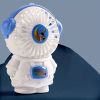 FS-12B-New Cartoon Small Fan; DIY Mini Desktop Portable USB Charging Electric Fan With Night Light For Office Student Dormitory