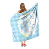 Cinnamoroll; Daisy Blues Aggretsuko Comics Silk Touch Throw Blanket; 50" x 60"