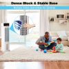 3-in-1 Portable Evaporative Cooler Fan Humidifier w/ Remote Control;  12H Timer;  3 Wind Speeds;  3L Water Tank