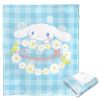 Cinnamoroll; Daisy Blues Aggretsuko Comics Silk Touch Throw Blanket; 50" x 60"