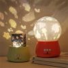 Cmgb LED Night Light, 360 Degree Rotating Baby Music Projector Night Light, Kids Sleep Light Green