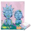 Rick & Morty; Made of Stone Aggretsuko Comics Silk Touch Throw Blanket; 50" x 60"