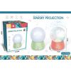 Cmgb LED Night Light, 360 Degree Rotating Baby Music Projector Night Light, Kids Sleep Light Green