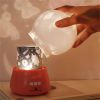 Cmgb LED Night Light, 360 Degree Rotating Baby Music Projector Night Light, Kids Sleep Light Green